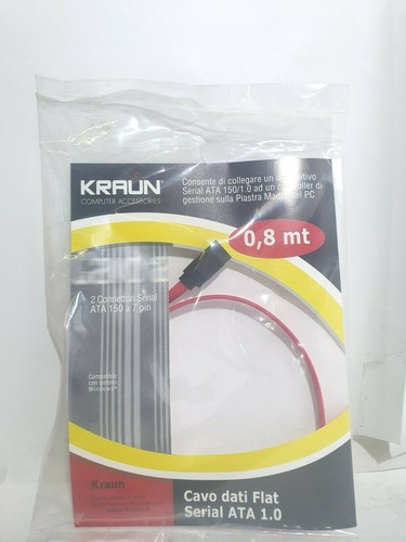 Cavo cable sata 8mt kraun - cavo, 0,8mt