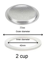 2tazze moka guarnizione - moka,