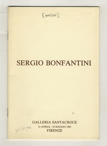 Sergio bonfantini antologica - sergio,