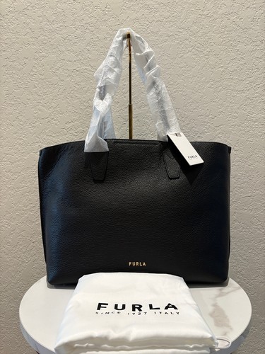 Furla nero pebbled leather - nero,