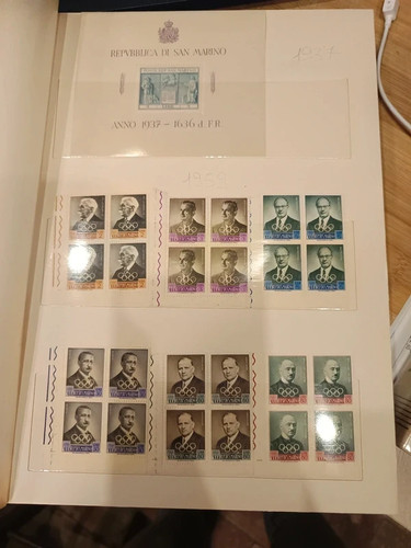 Francobolli san marino 1937 - marino,