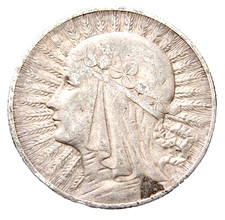 POLONIA 1932 5 ZLOTYCH, QUEEN