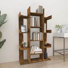 vidaXL Libreria Rovere Fumo