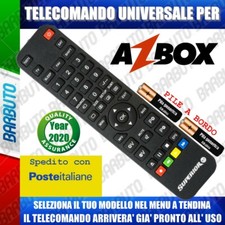 TELECOMANDO UNIVERSALE AZBOX, SCEGLI IL TUO MODELLO, LO RICEVERAI GIA PRONTO