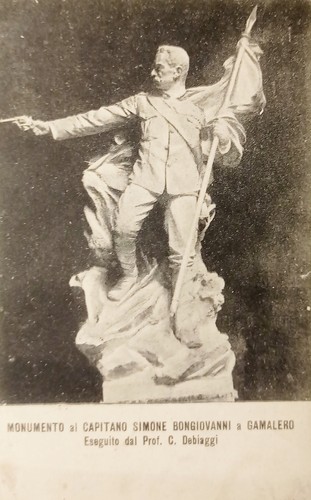Cartolina monumento ai - cartolina,