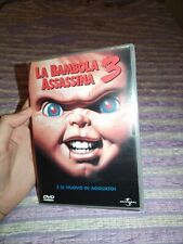 LA BAMBOLA ASSASSINA 3 DVD RARO FUORI CATALOGO TESTED JACK BENDER 1991 HALLOWEEN