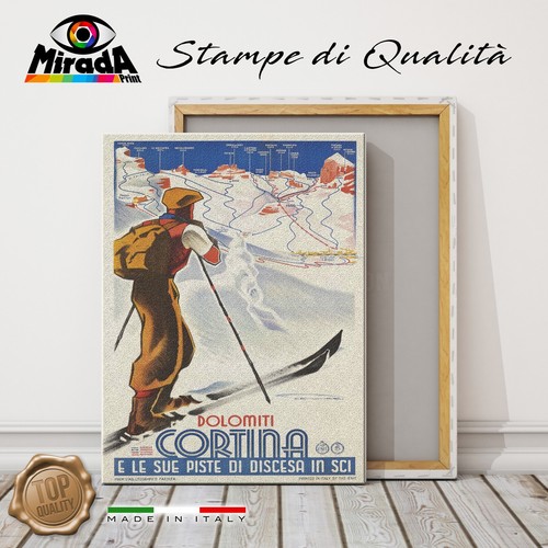 Quadro vintage dolomiti - quadro,