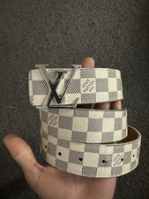 Cintura Louis Vuitton bianca