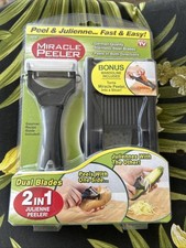 Miracle Peeler Pelapatate Julienne Doppia Lama con Mandolina BONUS - COME VISTO IN TV
