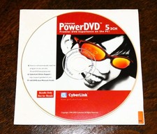 Cyberlink Power DVD 5 2ch con CD-Key Premier DVD Experience Ottime Condizioni