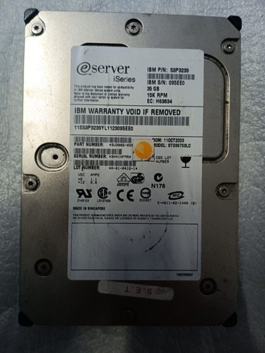 Hard disk ibm 35gb iseries - hard,