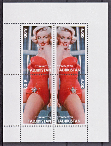 Tagikistan 1999 marilyn - tagikistan, monroe