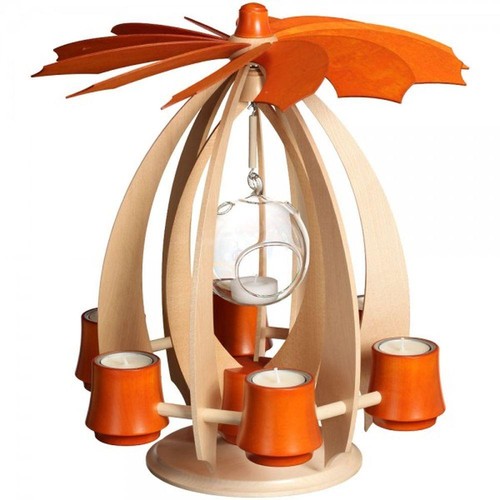 Piramide sospesa arancione - arancione, con