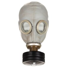 Maschera antigas Sovietica GP5 grigia con filtro e borsa portamaschera