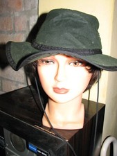 Vintage SELKE bush NZ New Zealand cotton oil technical hat cap '80s large size