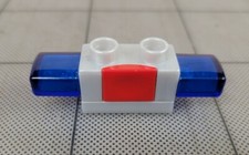 LEGO - Duplo Siren with Light & Sound / Red Button - Light Gray - TESTED B