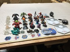 PS3 Disney Infiniti 2.0 20+ Figure Game Components Lot Hulk Iron Man Black Widow
