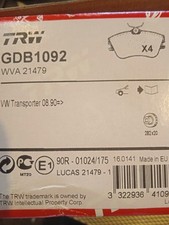 Kit pastiglie freno TRW