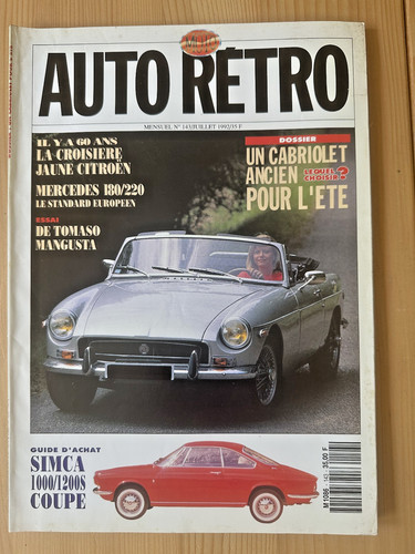 Auto rétro 143 simca - *,