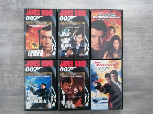 James bond 007 vhs - bond,