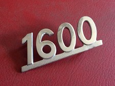 FIAT 1600 1.6 LOGO BOMISA SIGLA EMBLEMA FREGIO STEMMA SCRITTA TARGHETTA BADGE