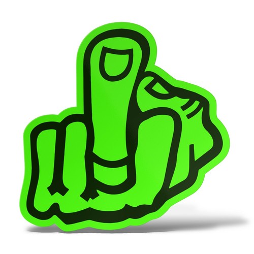 Adesivo dito medio sticker - adesivo,