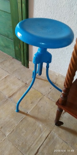 Sgabello vintage ferro - sgabello,