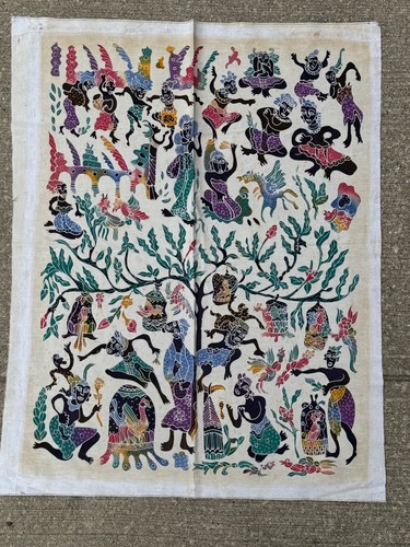 Tessuto artistico batik etnico