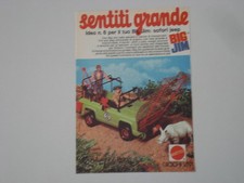 advertising Pubblicità 1974 SAFARI JEEP BIG JIM MATTEL
