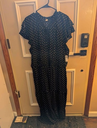 Vecchio maxi abito navy nero - vecchio,