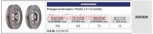 Puleggia tendicinghia