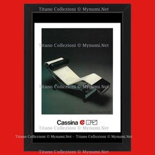 1965 * Pubblicità Originale 'Cassina - LC4 - Le Corbusier 1965' in Cornice