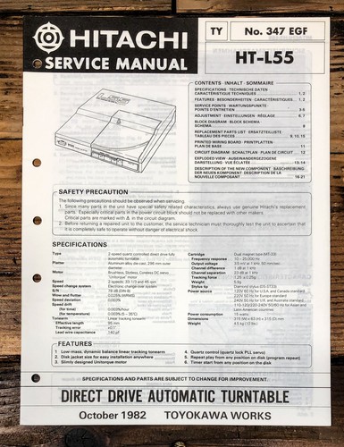 Hitachi l55 - hitachi, ht-l55