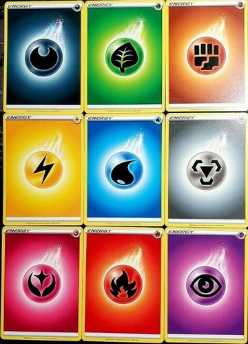 100 carte pokemon - 100, energie