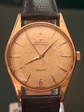 Zenith Captain Automatic Rose Gold 18 K Wonderful Vintage