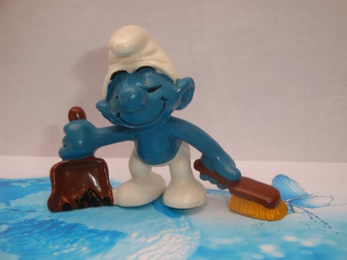 Puffi puffo scopa paletta - puffo,