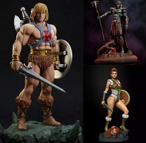 Figurine teela skeletor man - figurine,