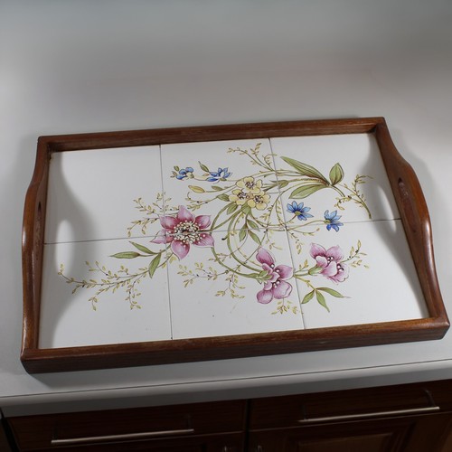Vassoio vintage legno e - in,