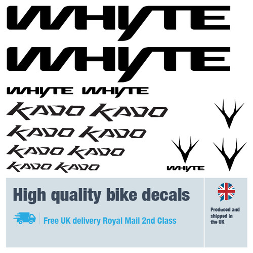 Adesivi bici whyte 2024 - bici, kado
