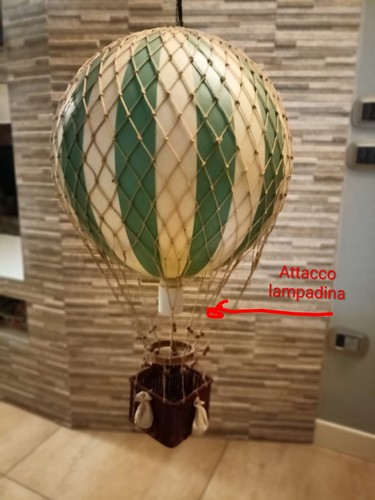 Lampadario mongolfiera - lampadario,