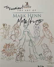 Mark Henn · Disney · Autografo · 20 x 25 cm