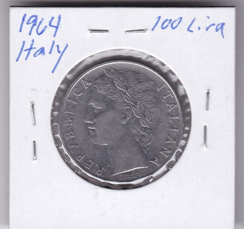 1964 italy 100 lire - 100,