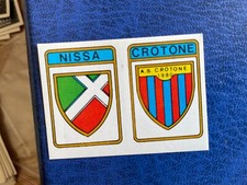 CALCIO FLASH 85 SCUDETTO NISSA CROTONE  CON VELINA ***