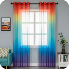 Coppia Tende Voile Semi