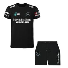 Completo Personalizzato T-Shirt e Pantaloncino Mercedes Amg