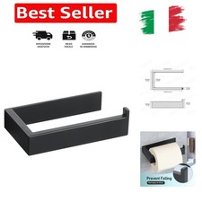 Sayayo Porta Carta Igienica Adesivo Portarotolo Carta Igienica Nero Acciaio I...