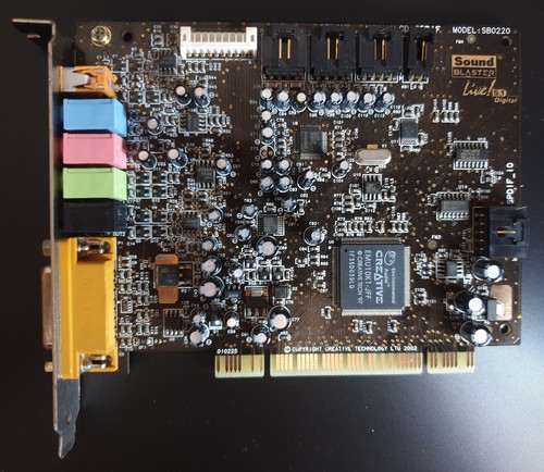 Tarjeta sound blaster live - tarjeta,