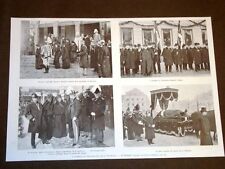 Copenaghen nel 1906 Funerale di Re Cristiano IX + Palermo Strazzeri Pecoraino