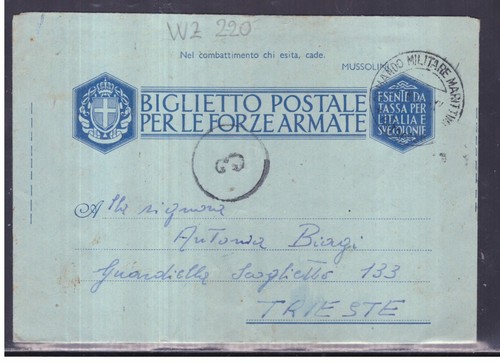 Timbro posta militare comando - posta,