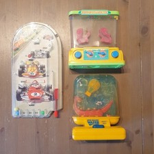 TOMY 2 Water Game + F1 Flipper 1975